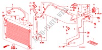 AIR CONDITIONER (HOSES/PIPES) (RH) for Honda CITY V 4 Doors 5 speed manual 2007