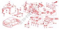 CONTROL UNIT (CABIN) (RH) for Honda CITY ZX VTI 4 Doors 5 speed manual 2008
