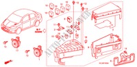 CONTROL UNIT (ENGINE ROOM) (LH) for Honda CITY V 4 Doors 5 speed manual 2007