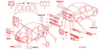 EMBLEMS/CAUTION LABELS for Honda CITY ZX VTI 4 Doors 5 speed manual 2008