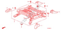 FRONT SEAT COMPONENTS (L.) for Honda CITY ZX VTI-L 4 Doors 5 speed manual 2008