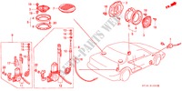 ANTENNA for Honda PRELUDE 4WS 2.0 SI 2 Doors 5 speed manual 1989