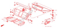 REAR SEAT for Honda PRELUDE 4WS 2.0 SI 2 Doors 5 speed manual 1989