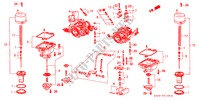 CARBURETOR (3) for Honda CIVIC GL 3 Doors 5 speed manual 1988