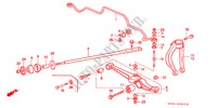 FRONT LOWER ARM for Honda CIVIC DX 1300 3 Doors 4 speed automatic 1988