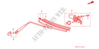 REAR WIPER for Honda CIVIC GL 3 Doors 4 speed automatic 1988