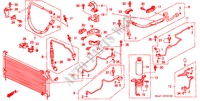 AIR CONDITIONER (HOSES/PIPES) (4) for Honda CIVIC EX 1200 PAKISTAN 4 Doors 5 speed manual 1991