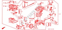 CARBURETOR for Honda CIVIC EX 4 Doors 5 speed manual 1988