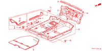 FLOOR MAT for Honda CIVIC DX 1200 4 Doors 5 speed manual 1988