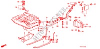 FUEL TANK for Honda CIVIC SHUTTLE GL 5 Doors 5 speed manual 1989