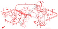 INSTALL PIPE/TUBING (2) for Honda CIVIC WAGON RTX 5 Doors 5 speed manual 1988