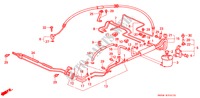 POWER STEERING LINES (2) for Honda CIVIC SHUTTLE GL 5 Doors 5 speed manual 1990