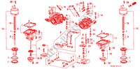 CARBURETOR COMPONENTS for Honda CIVIC SHUTTLE 55X 5 Doors 5 speed manual 1995
