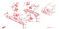 ENGINE MOUNTS (MT) for Honda CIVIC SHUTTLE 55X 5 Doors 5 speed manual 1995