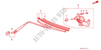 REAR WIPER for Honda CIVIC SHUTTLE 55X 5 Doors 5 speed manual 1995