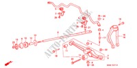 FRONT STABILIZER/ FRONT LOWER ARM for Honda INTEGRA LS 4 Doors 4 speed automatic 1991
