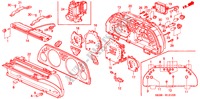 METER COMPONENTS for Honda INTEGRA LS 4 Doors 5 speed manual 1993