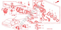 COMBINATION SWITCH (1) for Honda VIGOR STD 4 Doors 5 speed manual 1993