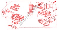 HEATER UNIT (LH) for Honda CIVIC CRX SI-T 2 Doors 5 speed manual 1993
