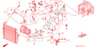 AIR CONDITIONER (HOSES/PIPES)(2) for Honda CIVIC EL 3 Doors 5 speed manual 1992