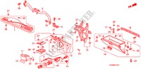 INSTRUMENT PANEL GARNISH (1) for Honda CIVIC EX 3 Doors 5 speed manual 1993