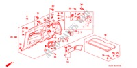 SIDE LINING (1) for Honda CIVIC EL 3 Doors 5 speed manual 1992