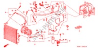 AIR CONDITIONER (HOSES/PIPES) (2) for Honda CIVIC 1.5EL 4 Doors 5 speed manual 1992