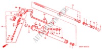 POWER STEERING GEAR BOX COMPONENTS (2) for Honda CIVIC 1.5VEI 4 Doors 5 speed manual 1993