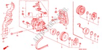 AIR CONDITIONER (COMPRESSOR)(KEIHIN) for Honda PRELUDE SI 2 Doors 5 speed manual 1995