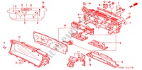 METER COMPONENTS (3) for Honda PRELUDE SI 2 Doors 5 speed manual 1996
