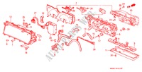 METER COMPONENTS (4) for Honda PRELUDE SI 2 Doors 5 speed manual 1994