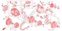 AIR CONDITIONER (COMPRESSOR) (DENSO) for Honda INTEGRA LS 4 Doors 5 speed manual 1996