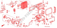 AIR CONDITIONER (COOLING UNIT)(LH) ('98 ) for Honda INTEGRA LS 4 Doors 5 speed manual 1998