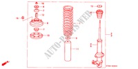 FRONT SHOCK ABSORBER for Honda INTEGRA GS-R 4 Doors 4 speed automatic 1995