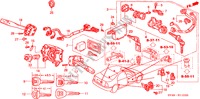 COMBINATION SWITCH (4) for Honda ACCORD VTI 4 Doors 5 speed manual 1996