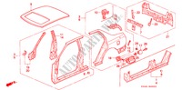 OUTER PANELS for Honda ACCORD VTI 4 Doors 5 speed manual 1996