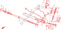 POWER STEERING GEAR BOX COMPONENTS (LH) for Honda ACCORD 2.2EXI 4 Doors 4 speed automatic 1996
