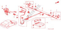 SRS UNIT (1) for Honda ACCORD 2.2EX 4 Doors 5 speed manual 1994