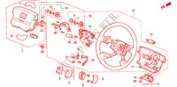 STEERING WHEEL (SRS) for Honda ACCORD VTI 4 Doors 5 speed manual 1996