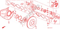 FRONT BRAKE (V6) for Honda ACURA 3.2TL 3.2TL 4 Doors 4 speed automatic 1998