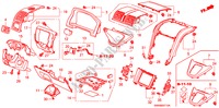 INSTRUMENT PANEL GARNISH( DRIVER SIDE)(LH) for Honda CR-V 4WD 5 Doors 6 speed manual 2008