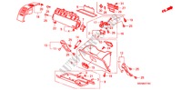 INSTRUMENT PANEL GARNISH( PASSENGER SIDE)(RH) for Honda CR-V RVSI 5 Doors 5 speed automatic 2010