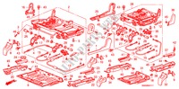 REAR SEAT COMPONENTS(2) for Honda CR-V RVSI 5 Doors 5 speed automatic 2010