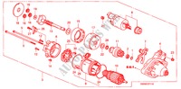 STARTER MOTOR(DENSO)(2.4L ) for Honda CR-V 4WD 5 Doors 6 speed manual 2008