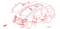 WIRE HARNESS(RH)(2) for Honda CR-V RVI          INDIA 5 Doors 6 speed manual 2010