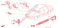 AIR CONDITIONER (SENSOR) for Honda LEGEND LEGEND 4 Doors 4 speed automatic 2003