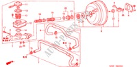 BRAKE MASTER CYLINDER/ MASTER POWER (1) for Honda ACURA 3.5RL 3.5RL 4 Doors 4 speed automatic 1997