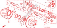 FRONT BRAKE for Honda ACURA 3.5RL 3.5RL 4 Doors 4 speed automatic 2003