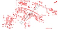 INSTRUMENT PANEL (RH) for Honda ACURA 3.5RL 3.5RL 4 Doors 4 speed automatic 1997