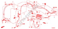 AIR CONDITIONER(HOSES/PIP ES)(3.5L)(RH) for Honda ACCORD 3.5SIR 4 Doors 5 speed automatic 2011